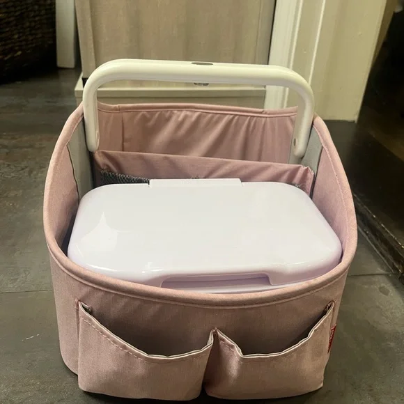 Skip hop light up diaper caddy, with skip hop wipe dispenser. - Picture 3 of 4